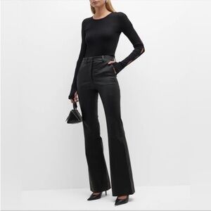 Theory Charcoal Flare Pants